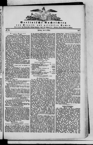 Berlinische Nachrichten von Staats- und gelehrten Sachen vom 03.03.1871