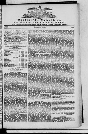Berlinische Nachrichten von Staats- und gelehrten Sachen on Mar 5, 1871