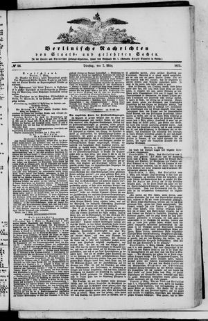 Berlinische Nachrichten von Staats- und gelehrten Sachen vom 07.03.1871