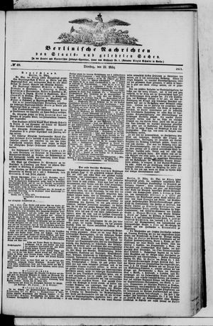 Berlinische Nachrichten von Staats- und gelehrten Sachen vom 21.03.1871