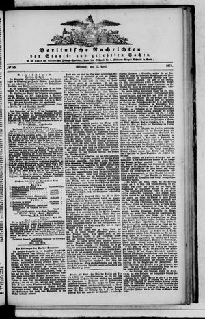 Berlinische Nachrichten von Staats- und gelehrten Sachen vom 12.04.1871