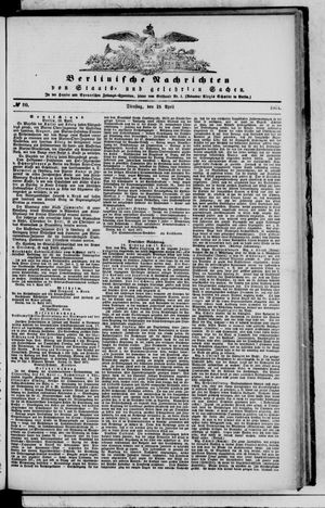 Berlinische Nachrichten von Staats- und gelehrten Sachen vom 18.04.1871