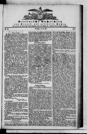 Berlinische Nachrichten von Staats- und gelehrten Sachen vom 09.05.1871