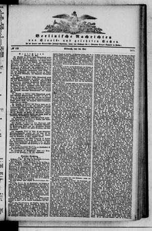 Berlinische Nachrichten von Staats- und gelehrten Sachen vom 24.05.1871