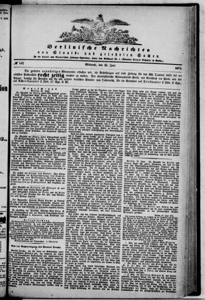 Berlinische Nachrichten von Staats- und gelehrten Sachen vom 21.06.1871
