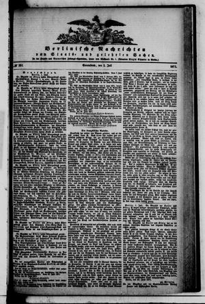 Berlinische Nachrichten von Staats- und gelehrten Sachen vom 01.07.1871