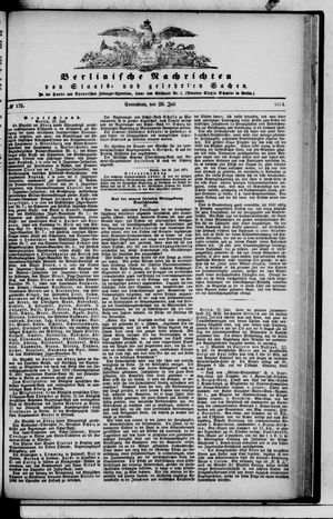 Berlinische Nachrichten von Staats- und gelehrten Sachen on Jul 29, 1871