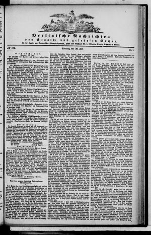 Berlinische Nachrichten von Staats- und gelehrten Sachen vom 30.07.1871