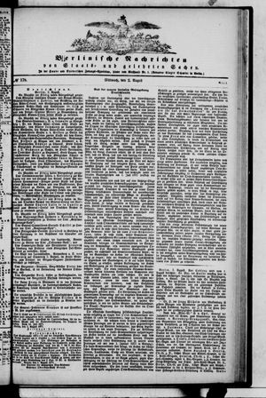 Berlinische Nachrichten von Staats- und gelehrten Sachen on Aug 2, 1871