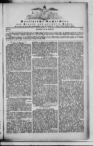 Berlinische Nachrichten von Staats- und gelehrten Sachen vom 16.09.1871