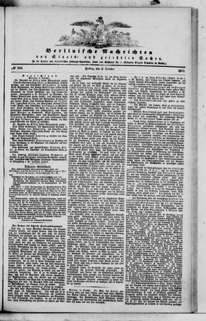 Berlinische Nachrichten von Staats- und gelehrten Sachen vom 06.10.1871