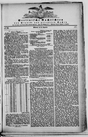 Berlinische Nachrichten von Staats- und gelehrten Sachen vom 06.12.1871