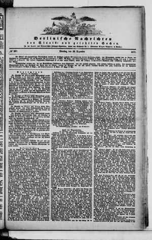 Berlinische Nachrichten von Staats- und gelehrten Sachen vom 19.12.1871