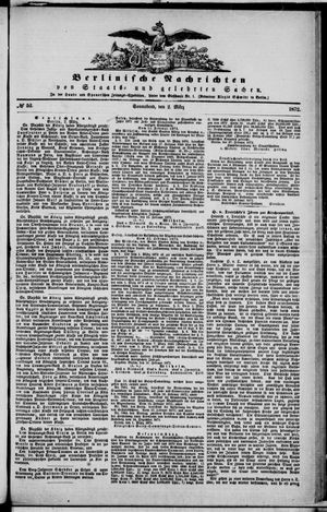 Berlinische Nachrichten von Staats- und gelehrten Sachen vom 02.03.1872