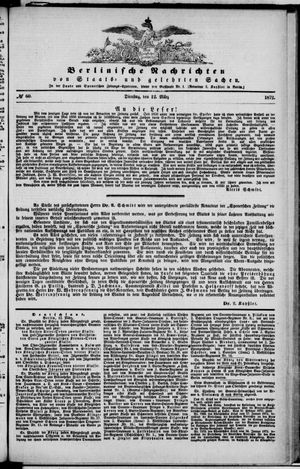 Berlinische Nachrichten von Staats- und gelehrten Sachen vom 12.03.1872