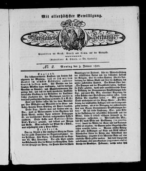 Neue Breslauer Zeitung vom 02.01.1820
