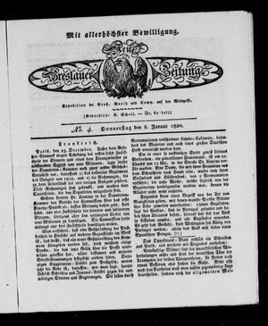 Neue Breslauer Zeitung on Jan 6, 1820