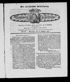 Neue Breslauer Zeitung vom 10.01.1820