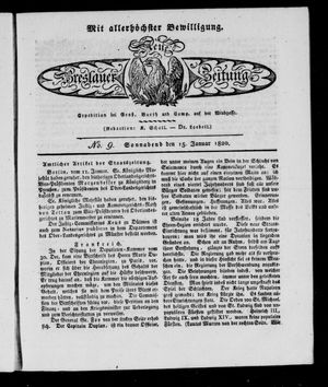 Neue Breslauer Zeitung vom 15.01.1820
