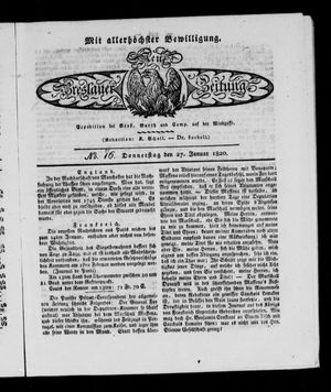 Neue Breslauer Zeitung vom 27.01.1820