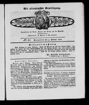 Neue Breslauer Zeitung vom 05.02.1820