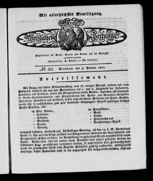Neue Breslauer Zeitung vom 09.02.1820