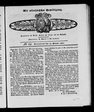 Neue Breslauer Zeitung vom 19.02.1820