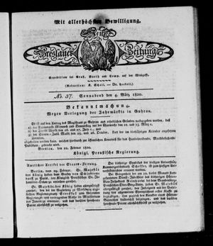 Neue Breslauer Zeitung vom 04.03.1820