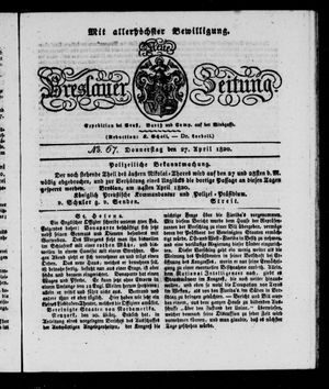Neue Breslauer Zeitung on Apr 27, 1820