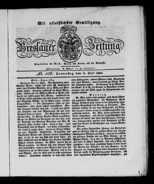 Neue Breslauer Zeitung vom 06.07.1820