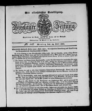 Neue Breslauer Zeitung vom 24.07.1820