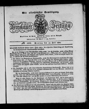 Neue Breslauer Zeitung vom 31.07.1820