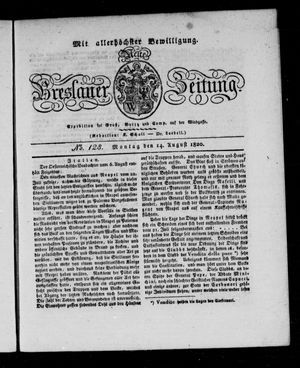 Neue Breslauer Zeitung vom 14.08.1820