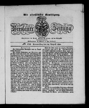 Neue Breslauer Zeitung vom 24.08.1820