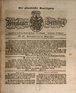 Neue Breslauer Zeitung vom 24.03.1821