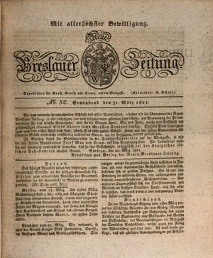 Neue Breslauer Zeitung on Mar 31, 1821