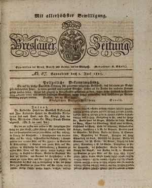 Neue Breslauer Zeitung vom 02.06.1821