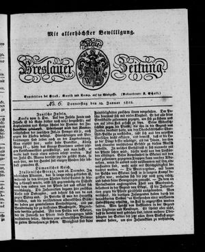 Neue Breslauer Zeitung vom 10.01.1822