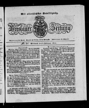 Neue Breslauer Zeitung vom 06.02.1822