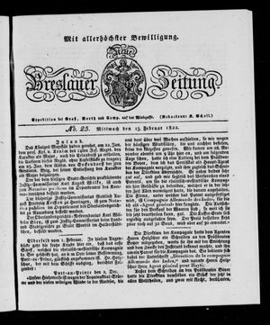 Neue Breslauer Zeitung vom 13.02.1822