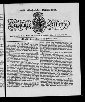 Neue Breslauer Zeitung vom 28.02.1822
