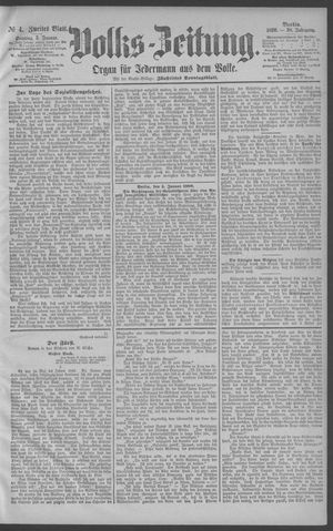 Berliner Volkszeitung vom 05.01.1890