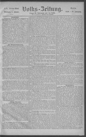Berliner Volkszeitung vom 08.01.1890