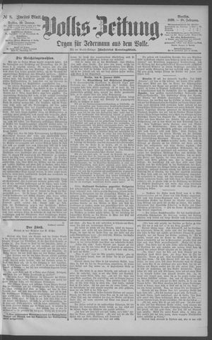 Berliner Volkszeitung vom 10.01.1890