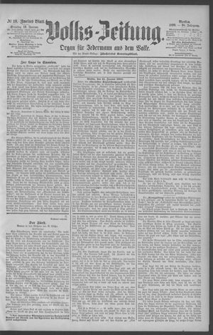 Berliner Volkszeitung vom 12.01.1890