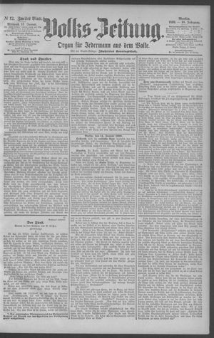 Berliner Volkszeitung vom 15.01.1890