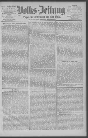 Berliner Volkszeitung on Jan 18, 1890