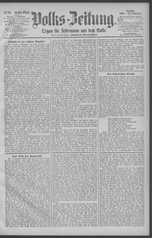 Berliner Volkszeitung vom 07.02.1890