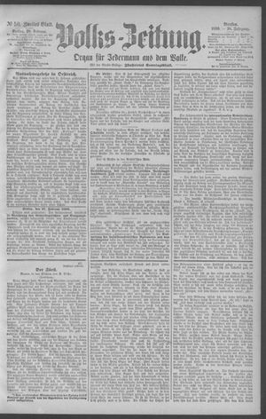 Berliner Volkszeitung vom 28.02.1890