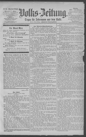 Berliner Volkszeitung vom 01.03.1890